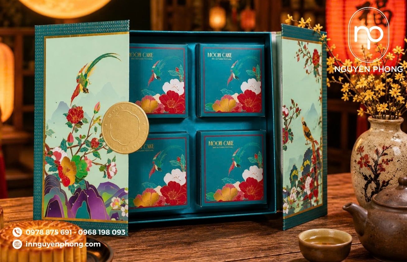 Mẫu hộp cứng dạng cánh bướm 